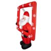 Grand Père Noël gonflable ZEP Nicola 185 cm avec éclairage et ventilateur