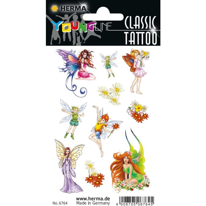 Tatouages Colour Art Fées 1Bl.