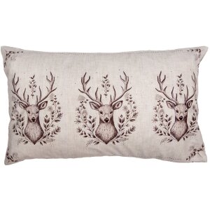 Clayre & Eef GTW36-2 Housse de coussin Beige Marron...