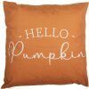 Clayre & Eef PPS22 Housse de coussin 45x45 cm beige orange style campagnard motif citrouille