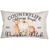 Clayre & Eef PPS36-2 Housse de coussin beige orange style campagnard 30x50 cm polyester