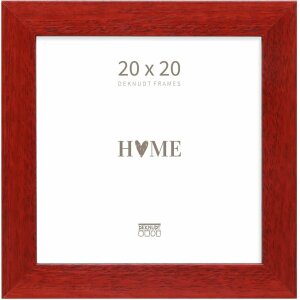 Deknudt S226K4 cadre photo bois rouge 20x20 cm