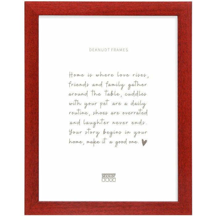 Deknudt S226K4 cadre photo bois rouge 40,0 x 60,0 cm