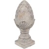 Clayre & Eef 6TE0545M Déco Pomme de pin Pierre Grise Ø 14x33 cm