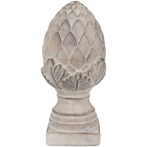Clayre & Eef 6TE0545S Déco Pomme de pin Grise...