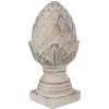 Clayre & Eef 6TE0545S Déco Pomme de pin Grise Pierre Ø 12x26 cm
