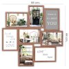 ZEP Multi Cadre photo MP150 Stockholm Marron foncé 8 photos 10x15 cm