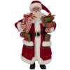 Clayre & Eef 65594 Décorations de Noël Père Noël rouge blanc 16x10x27 cm