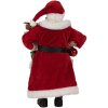 Clayre & Eef 65594 Décorations de Noël Père Noël rouge blanc 16x10x27 cm