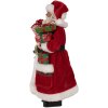 Clayre & Eef 65594 Décorations de Noël Père Noël rouge blanc 16x10x27 cm