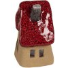Clayre & Eef 6CE1777 Décoration Maison Marron Rouge Céramique 10x8x13 cm style rustique