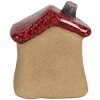 Clayre & Eef 6CE1778 Décoration Maison Marron Rouge Céramique 7x6x8 cm