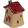 Clayre & Eef 6CE1778 Décoration Maison Marron Rouge Céramique 7x6x8 cm
