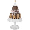 Clayre & Eef 6PR4247 Deko Torte pain dépices Ø 29x52 cm brun blanc style rustique