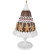 Clayre & Eef 6PR4247 Deko Torte pain dépices Ø 29x52 cm brun blanc style rustique