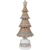 Clayre & Eef 6PR4324 Arbre de Noël décoratif brun rose Ø 16x42 cm style rustique