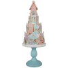 Clayre & Eef 5PR0136 Déco Maison pastel bleu rose Ø 24x59 cm Polyrésine