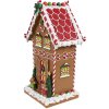Clayre & Eef 6PR4251 Maison en pain dépices Décoration Marron Blanc 18x14x31 cm