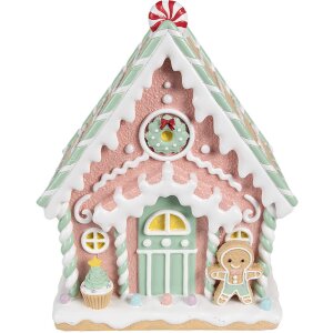 Clayre & Eef 6PR4263 Maison décorative rose...