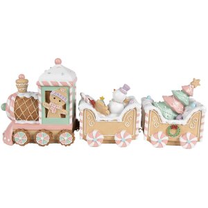 Clayre & Eef 6PR4266 Décoration Train Beige...