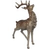 Clayre & Eef 6PR4294 Décoration Cerf brun doré 33x16x42 cm