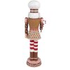 Clayre & Eef 6PR4256 Décoration Casse-Noisette Marron Rose 15x12x46 cm