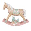 Clayre & Eef 6PR4260 Deko Cheval à bascule Beige 41x10x37 cm Polyresin Landhaus