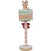 Clayre & Eef 6PR4265 Décoration de Noël Boîte aux lettres rose 11x10x36 cm Polyrésine