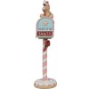 Clayre & Eef 6PR4265 Décoration de Noël Boîte aux lettres rose 11x10x36 cm Polyrésine