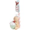 Clayre & Eef 6PR4269 Décoration Bonhomme de pain dépices Beige Vert 13x10x25 cm