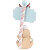 Clayre & Eef 6PR4269 Décoration Bonhomme de pain dépices Beige Vert 13x10x25 cm