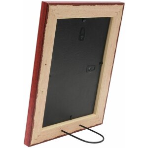 Deknudt S226K4 cadre photo bois rouge 10x15 à 70x100 cm profil plat