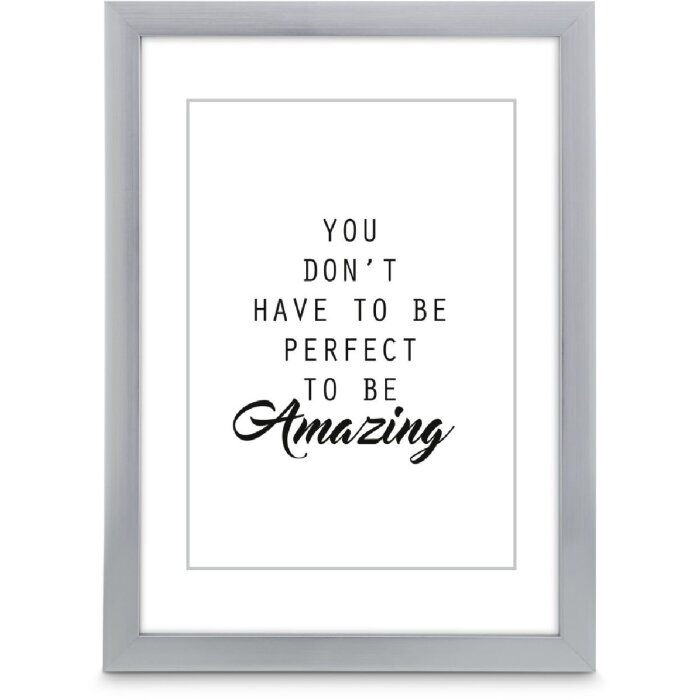 Hama cadre plastique Chiaro argent 30 x 40 cm