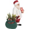 Clayre & Eef 65599 Décorations de Noël Père Noël blanc rouge 18x13x27 cm