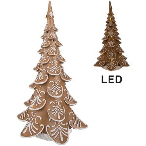 Clayre & Eef 6PR3905GG Arbre de Noël LED Marron...