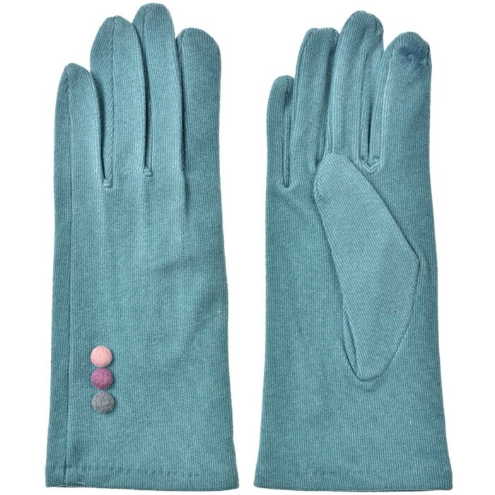 Juleeze JZGL0099 Gants hiver vert 9x23x1 cm Polyester