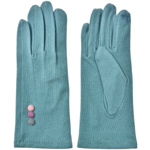 Juleeze JZGL0099 Gants hiver vert 9x23x1 cm Polyester