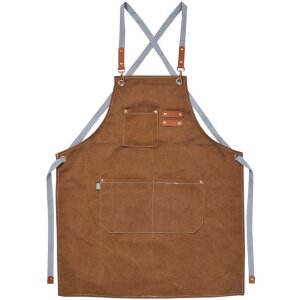 Clayre & Eef KT041.045 Tablier Marron 63x75 cm 100%...