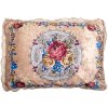 Clayre & Eef KG039.005 Coussin décoratif Baroque Beige Rose 70x50x6 cm Synthétique