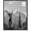 Haes Deco Cadre photo plastique EF7B Easy Frame noir 40x50 cm montage mural