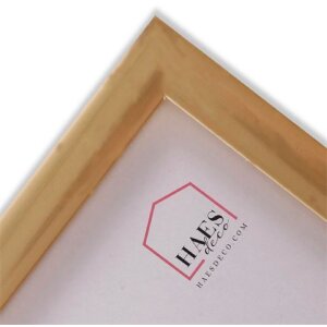 Haes Deco Cadre photo plastique EF8G Easy Frame Gold 50x70 cm pour montage mural