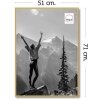 Haes Deco Cadre photo plastique EF8G Easy Frame Gold 50x70 cm pour montage mural
