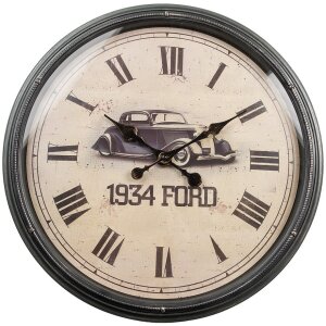 Clayre & Eef 6KL0830 Horloge murale Vintage 1934 Ford...