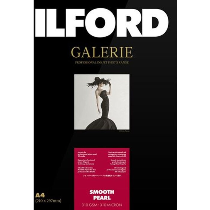 Ilford Galerie Smooth Pearl 310g A4 25 feuilles papier photo
