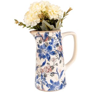 Clayre & Eef 6CE1923M Décoration Pot à fleurs 16x11x20 cm