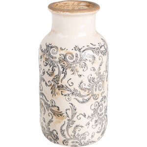 Clayre & Eef 6CE1927M Vase Beige Ø 14x26 cm