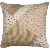 Clayre & Eef Q198.020 Housse de coussin motif fleurs 40x40 cm