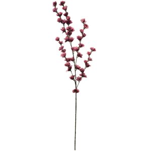 Clayre & Eef 5PL0115P Branche décorative avec fleurs 102 cm rose