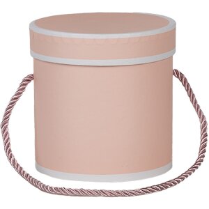 Clayre & Eef 66009P Boîte cadeau Rose Ronde...