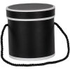 Clayre & Eef 66009Z Boîte cadeau noire Ø 12x12 cm Carton